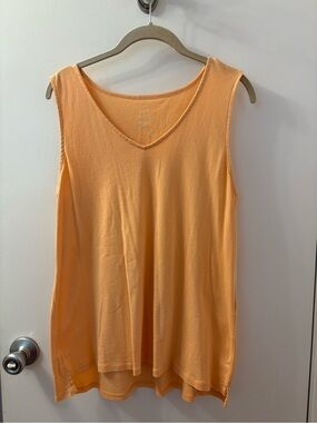 J Jill Medium Sleeveless Pima V-Neck Women's Tank Top
